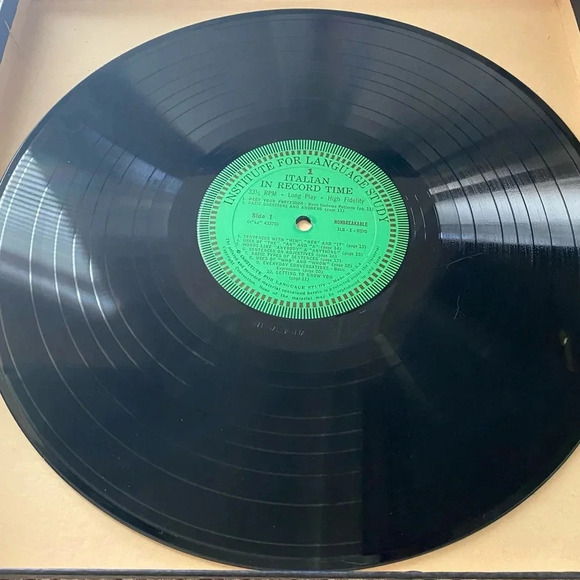 Vintage 1958 “Learn Italian in Record Time” Institute for Language Study Set - Picture 7 of 12